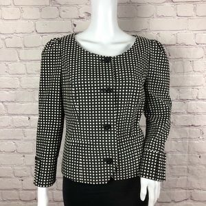 Anthropologie Polka Dot Blazer Taikonhu